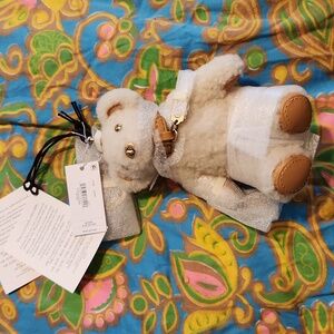 Coach Shearling Bear